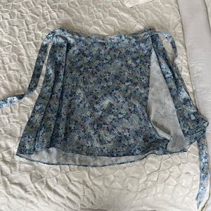 Aritzia Wrap Around Mini-Skirt